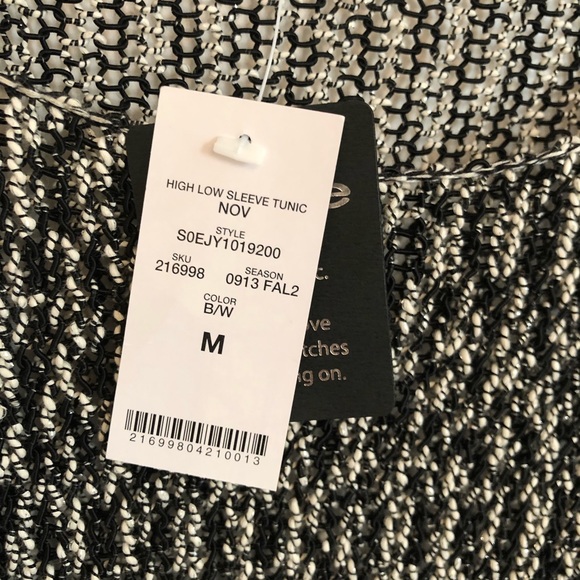 BEBE HI LOW SLEEVE TUNIC - M - Picture 4 of 6